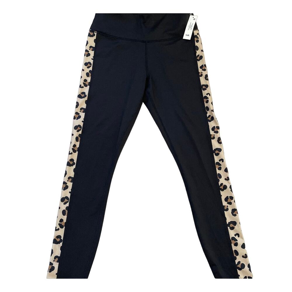 Leggings, NWT Leopard and Black Gym, Workout, Full length, Cabana, Ladies Small